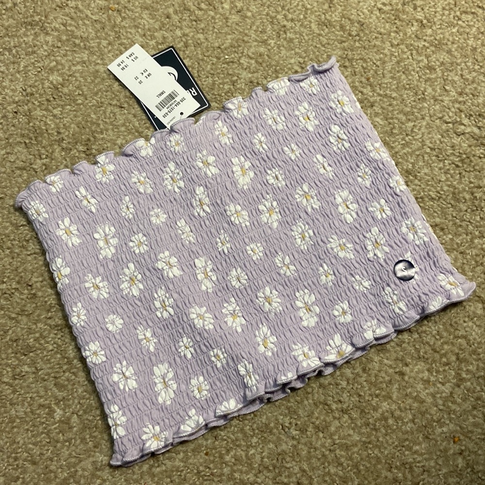 NWT Hollister Reversible Smocked Tube Top Size Small